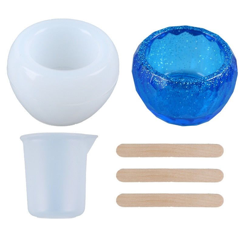 Trinket Bowl Dish Resin Mould Mixing Kit Resin Moulds