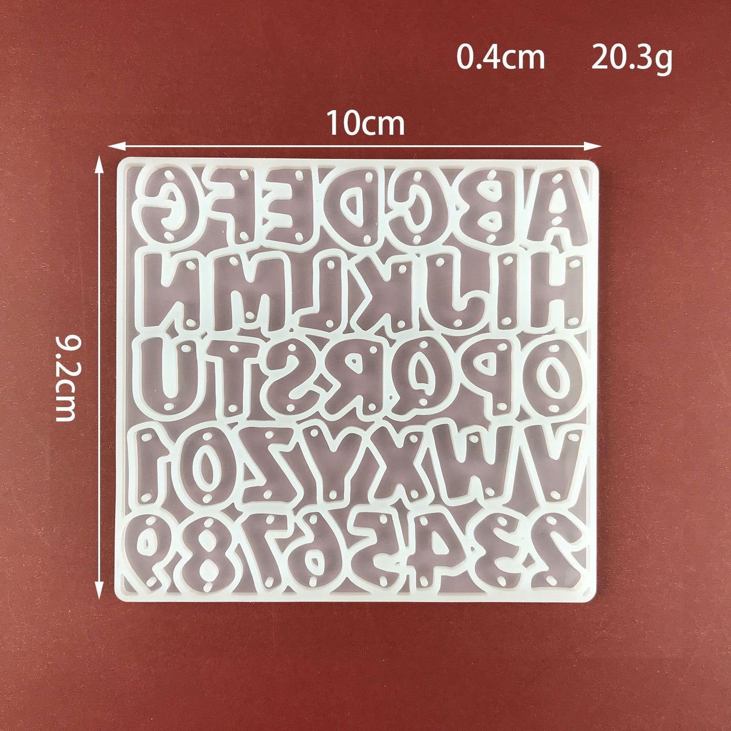 Uppercase Alphabet Letter Silicone Mould Resin