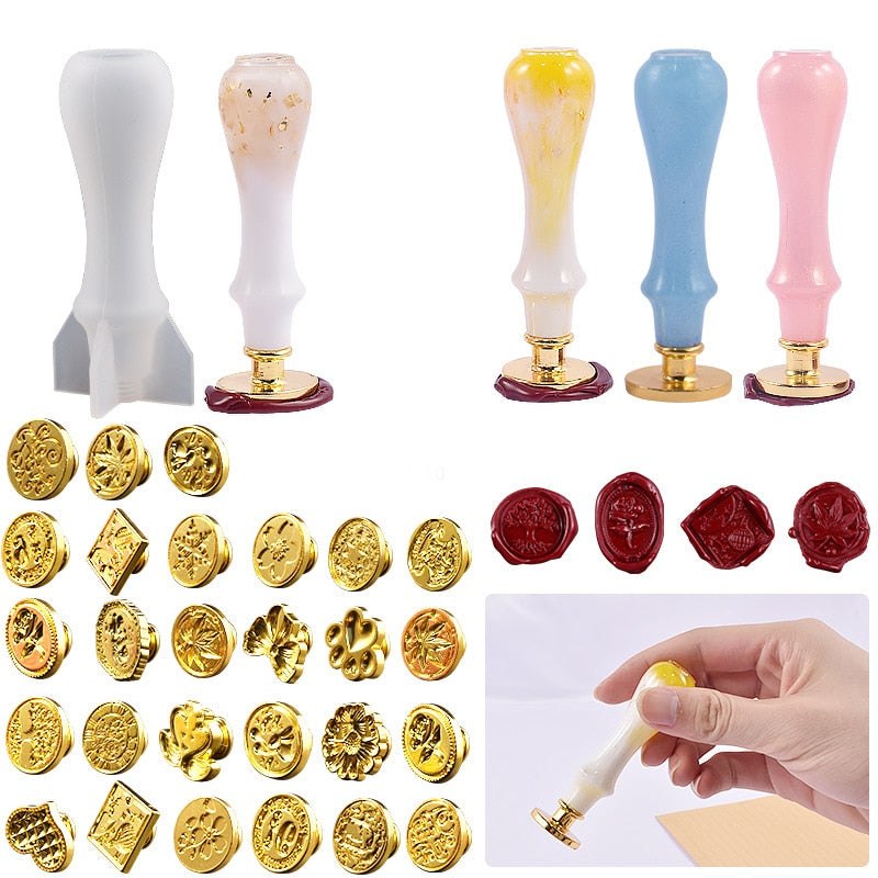 Wax Seal Stamps Resin Silicone Mould Resin Moulds