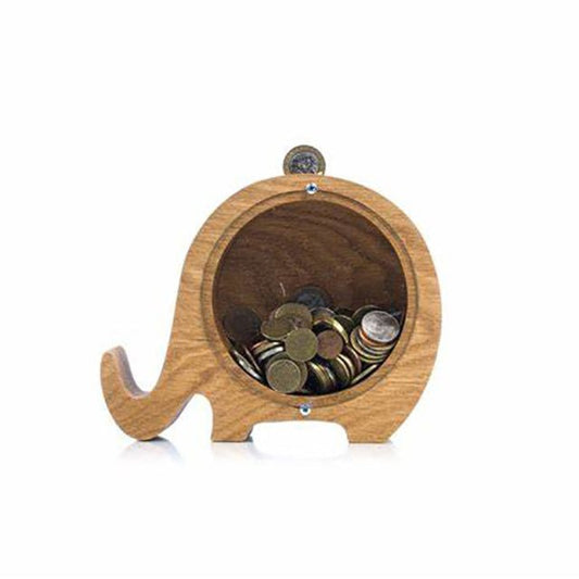 Wooden Elephant Money Box Blanks