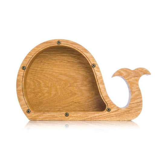 Wooden Whale Money Box Blanks